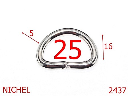 Inele D - 2437/INEL  D 25 MM NICHEL-25-mm-5-nichel---3D2/3F1--