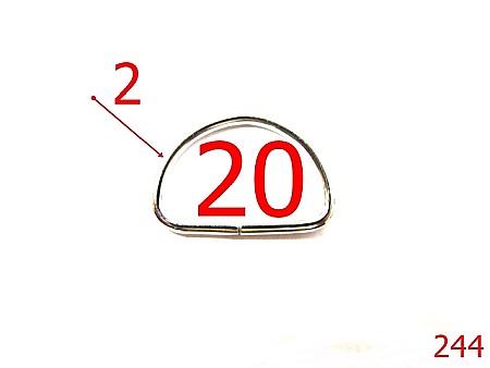 Inele - 244/INEL 2 cm-20-mm-2-nichel---3B8-3A3--E31