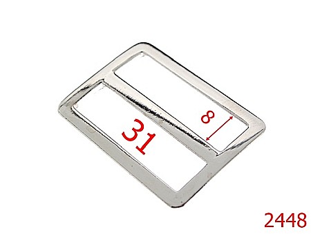 Catarame cu reglaj - 2448/CATARAMA DE REGLAJ ZAMAC 31 MM NICHEL-31-mm---nichel--1D8-1D8-1D4-4J7---