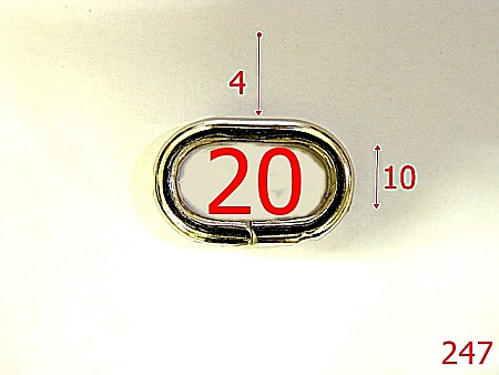 Inele - 247/INEL OVAL 2 CM NIKEL-20-mm-4-nichel---3F6-6C8-O12