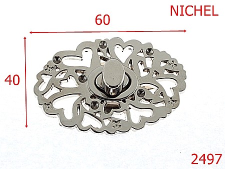 Inchizatori poseta - 2497/INCHIZATOARE 60X40 NICHEL-60-mm---nichel---14C10--