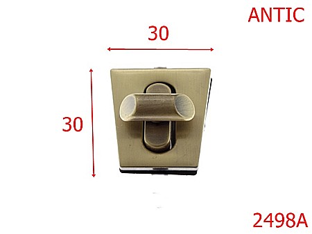 Inchizatori poseta - 2498A/INCHIZATOARE TRAPEZ 30X30 ANTIC-30-mm---antic---13G10--