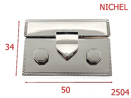 Inchizatori poseta - 2504/INCHIZATOR 50X34 NICHEL-50-mm---nichel---12E11--