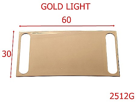 Placute ornamentale - 2512G/PLACUTA ORNAMENTALA 60X30 GOLD LIGHT-60-mm---gold light-15A6--15A6--