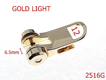 Sustinatori poseta - 2516G/SUSTINATOR LATERAL GOLD LIGHT-12-mm---gold light---3H2--