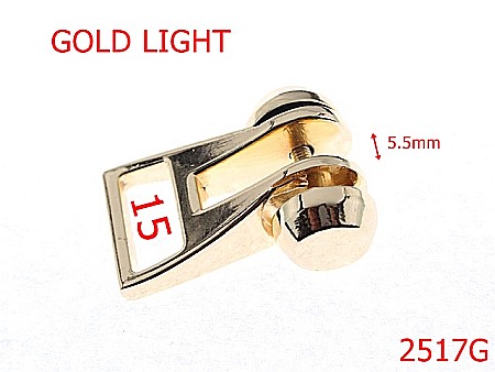 Sustinatori poseta - 2517G/SUSTINATOR LATERAL GOLD LIGHT-15-mm---gold light---3H2--