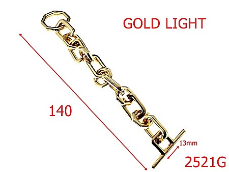 Sustinatori poseta - 2521G/LANT  SUSTINATOR 14 CM GOLD LIGHT-140-mm---gold light---3L6--