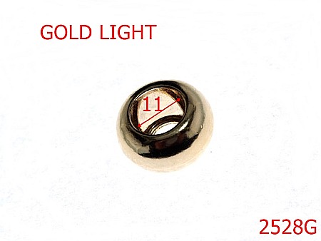 Clopotei poseta - 2528G/CLOPOTEL MASIV 11 mm GOLD LIGHT-11-mm---gold light-15B4--4B8--