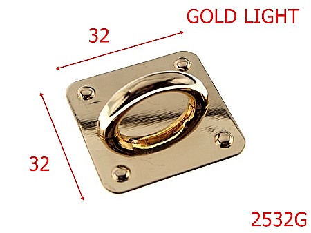Sustinatori poseta - 2532G/SUSTINATOR 32X32 GOLD LIGHT-32-mm---gold light---4B7--