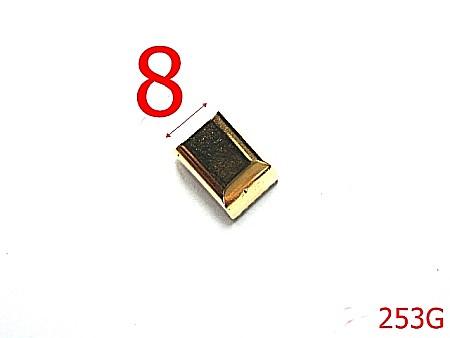 Terminatie fermoar - 253G/CAPAT FERMOAR GOLD-8-mm---gold-----C18