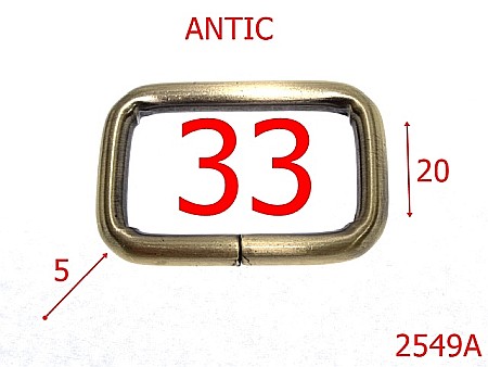 Inele dreptunghiulare - 2549A/INEL DREPTUNGHIULAR-33-mm-5-antic-3J3--3J6--