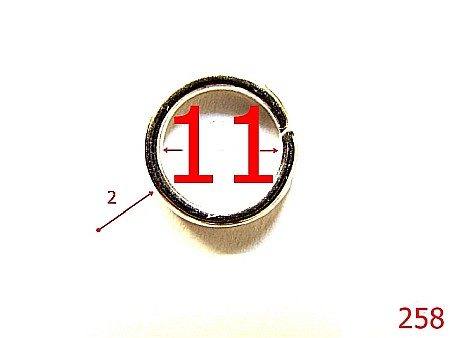 Inele - 258/INEL POSETA-11-mm-2-nichel---4A5--N6