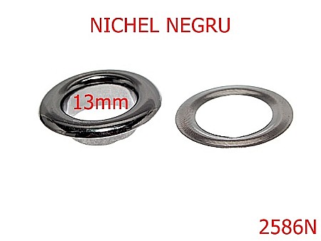 Ocheti - 2586N/OCHET   -13-mm---nichel negru---2B8/4G8--