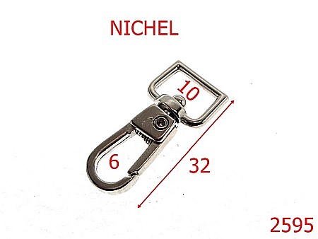 Carabine poseta - 2595/CARABINA-10-mm---nichel-5D5-5D2----