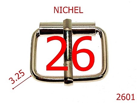 Catarame rola si 1 cui - 2601/CATARAMA-26-mm-3.25-nichel-7E.8-7B6-7B5---