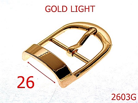 Catarame poseta - 2603G/CATARAMA-26-mm---gold light--7J7---
