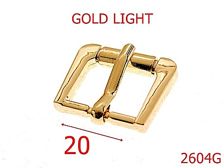 Catarame poseta - 2604G/CATARAMA-20-mm---gold light--7K4---M42