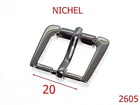 Catarame poseta - 2605/CATARAMA-20-mm---nichel-6H1-6i4----