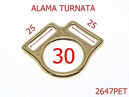 Harnasament - 2647PET/COMBINATA 1+2 INELE-HARNASAMENT-25-mm---alama lustruita-----