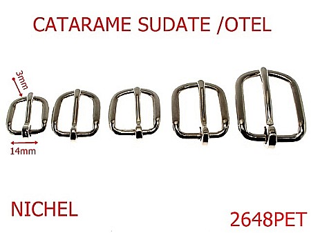 PET - 2648PET/CATARAMA  CAPASTRU-14-mm-3-nichel-----