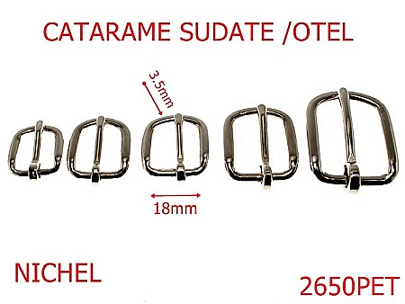 PET - 2650PET/CATARAMA  CAPASTRU-18-mm-3.5-nichel-----