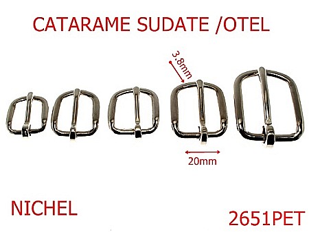 PET - 2651PET/CATARAMA  CAPASTRU-20-mm-3.8-nichel-9A30----