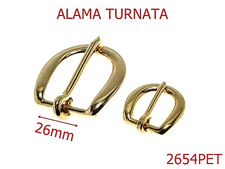 PET - 2654PET/CATARAMA-HARNASAMENT-25-mm---alama lustruita-----