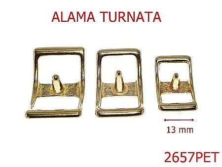 PET - 2657PET/CATARAMA  CONWAY-HARNASAMENT-13-mm---alama lustruita-----