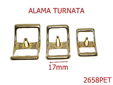PET - 2658PET/CATARAMA  CONWAY-HARNASAMENT-17-mm---alama lustruita-----