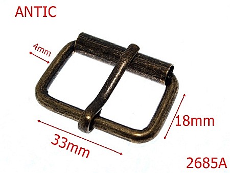 Catarame rola si 1 cui - 2685A/CATARAMA ROLA-33-mm-4-antic-7C6--6K6-5J5/6K5--