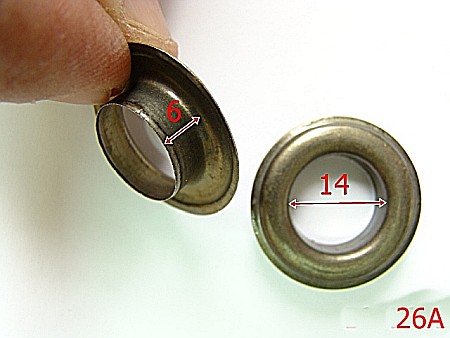 Ocheti - 26A/OCHET ROTUND  1.4 CM ANTIC-14-mm---antic-----C20