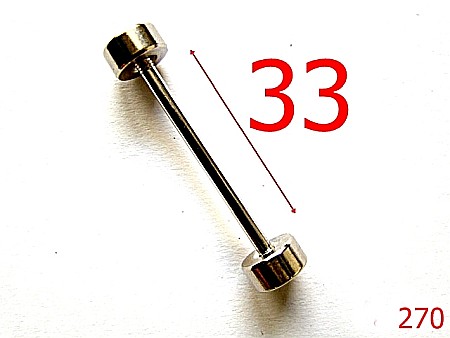 Galtere - 270/ORNAMENTE POSETA-33-mm---nichel---3K7--A15