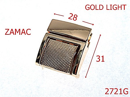 Inchizatori servieta - 2721G/INCHIZATOARE BORSETA-28x31-mm---gold light---13B12--13C11