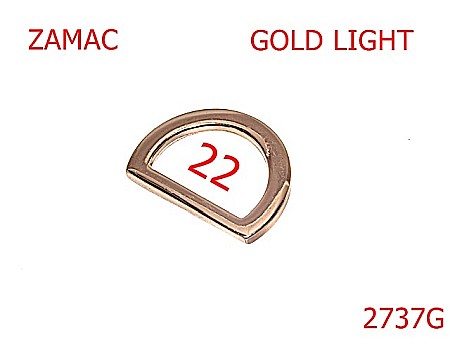Inele D - 2737G/INEL D-22-mm---gold light--3E7---