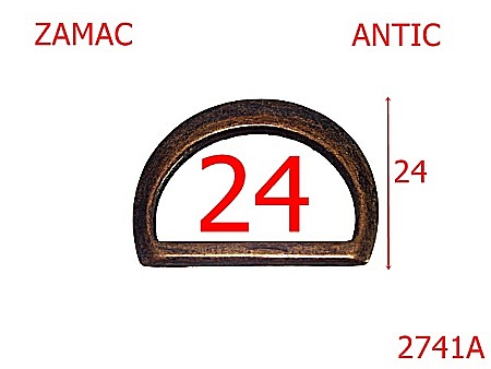 Inele D - 2741A/INEL D-24-mm---antic---3D2--