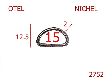 Inele D - 2752/INEL D-15-mm-2-nichel-3.E.2-3A8---