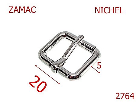 Catarame poseta - 2764/CATARAMA  CU ROLA-20-mm-5-nichel-6F8--6K5--