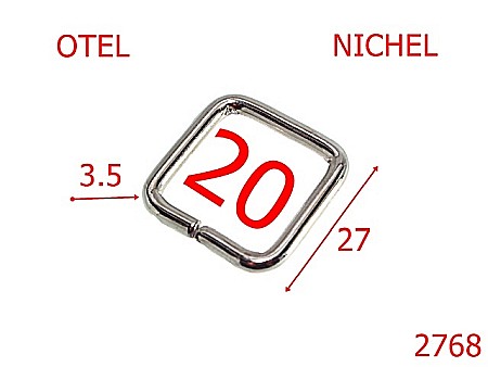 Inele dreptunghiulare - 2768/INEL DREPTUNGHIULAR-20-mm-3.5-nichel-3G4-3G3-7K5/5H1/1C4--