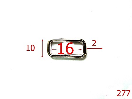 Inele dreptunghiulare - 277/INEL DREPTUNGHIULAR  1.6 CM NIKEL-16-mm-2-nichel---3J4--H2