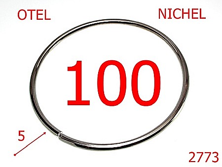 Inele rotunde - 2773/INEL  ROTUND MARE-100-mm-5-nichel-4J4----