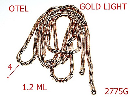 Lant poseta otel - 2775G/LANT POSETA  -120-cm-4-gold light---7H7--
