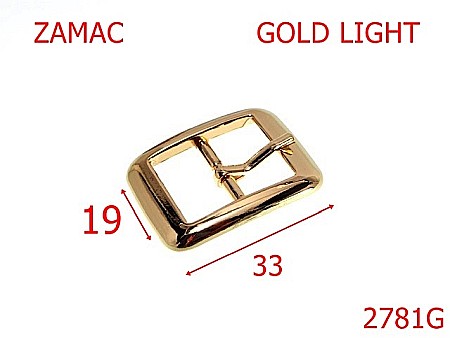 Catarame poseta - 2781G/CATARAMA POSETA-19-mm---gold light-7K5----