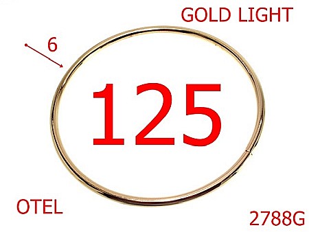 Manere - 2788G/MANER ROTUND-125-mm-6-gold light---7G8--