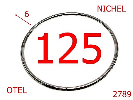 Manere - 2789/MANER ROTUND-125-mm-6-nichel---7B8--