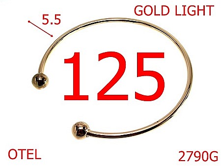 Manere - 2790G/MANER ROTUND-125-mm-5.5-gold light-----