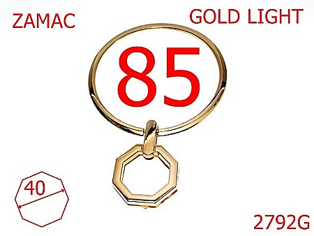 Manere - 2792G/MANER ROTUND-85-mm---gold light---7L8--