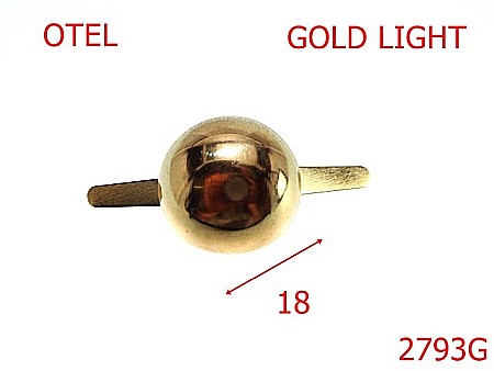 Bumbi ornamentali - 2793G/BUMB 18 MM-18-mm---gold light---4H5/4H4--