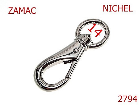 Carabine poseta - 2794/CARABINA-14-mm---nichel---5B6--