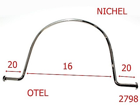 Manere - 2798/MANER METALIC-160-mm---nichel---7L3--