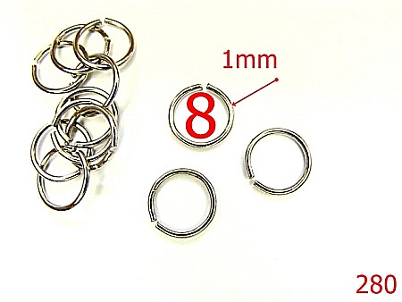 Inele - 280/INEL 8MM-8-mm-1-nichel---4A1--U13